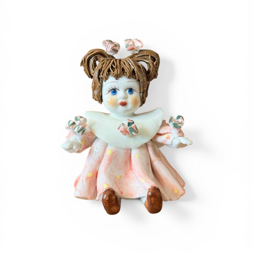 Italian Lino Zampiva Spaghetti Hair Doll Figurine - Picture 14 of 15